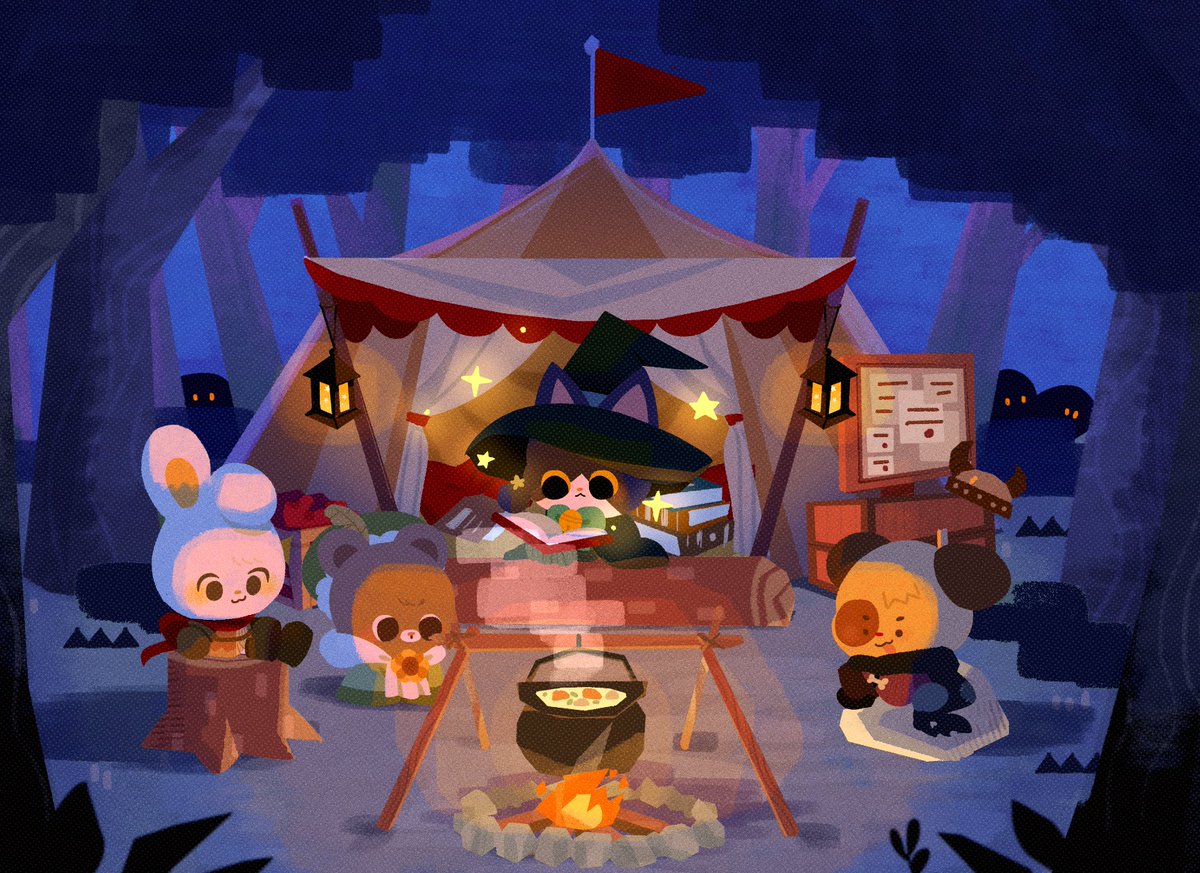bunalamode's tweet photo. Our little heroes are taking a little breakie 🏕️🌠 https://t.co/ZOMXkSZZ1T