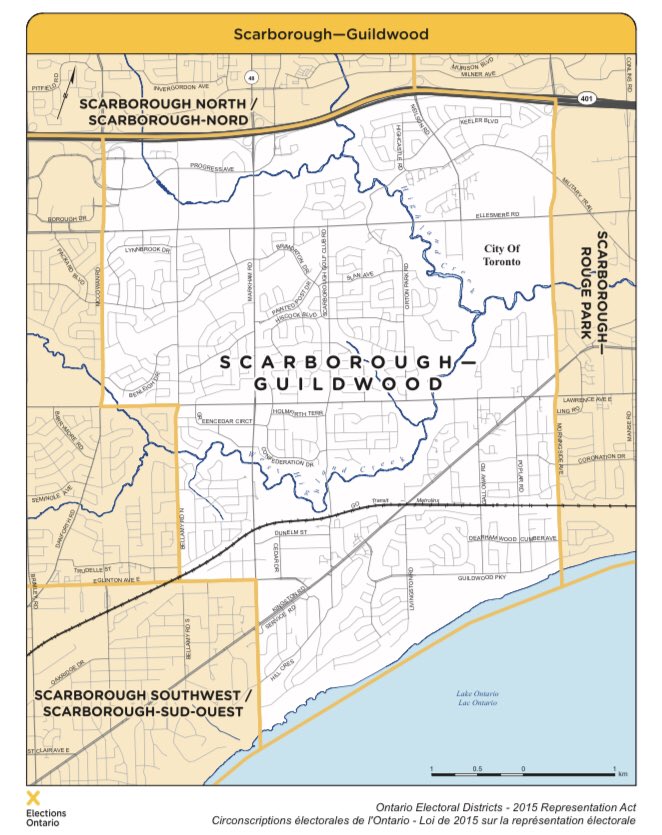 PasiekaOnPol's tweet photo. Beautiful day yesterday in the riding of #scarboroughguildwood, currently held by Liberal MPP @MitzieHunter. This was roughly a three way split in 2018. PCs were close 2nd; PCs & NDP running diff ppl than 2018; Hunter ran for leadership in btwn #clarain124 #124challenge #onpoli https://t.co/PBbRJh4MBx