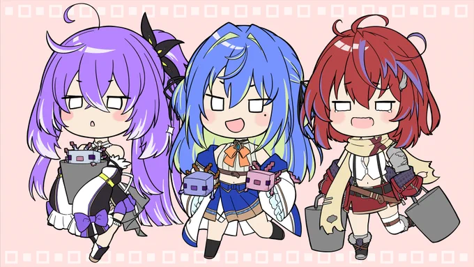 マイクラウーパールーパーアーカイブみながらかいてたやつ
#絵描キキ
#ネモたーと
#茜音色に染まれ 