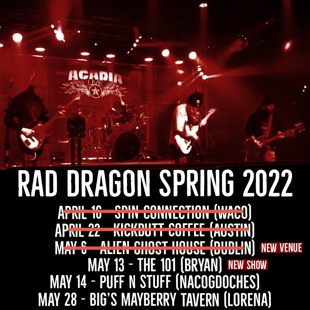 RadDragTheBand's tweet photo. You got weekend plans? https://t.co/aBcZubCTFI