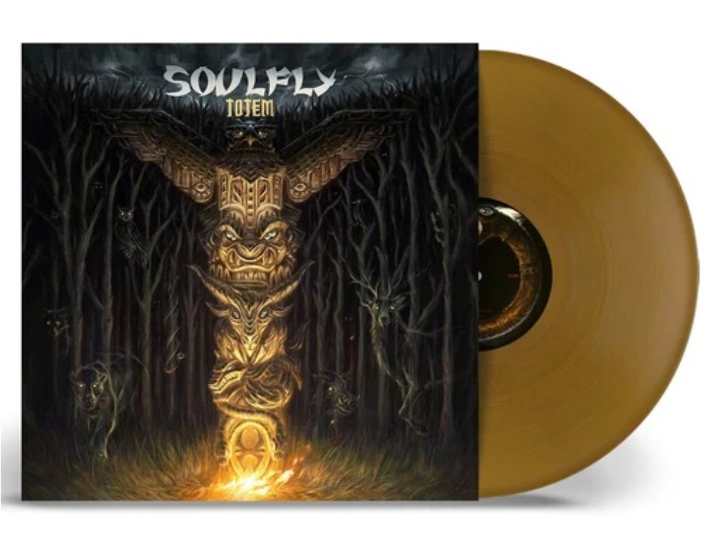 Revolvermag's tweet photo. New to the shop: @TheSoulflyTribe's just-announced 12th album 'Totem,' on limited-edition gold vinyl!

Order yours now https://t.co/gRffgrueWG https://t.co/QYgB2Hc0mE