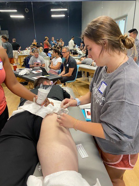 ATSAATSU's tweet photo. ATSA students did a jab well done at the Foundations of Dry Needling Techniques this weekend 💉
@sfdryneedling 
@suefalsone https://t.co/lIUSUUxHfC