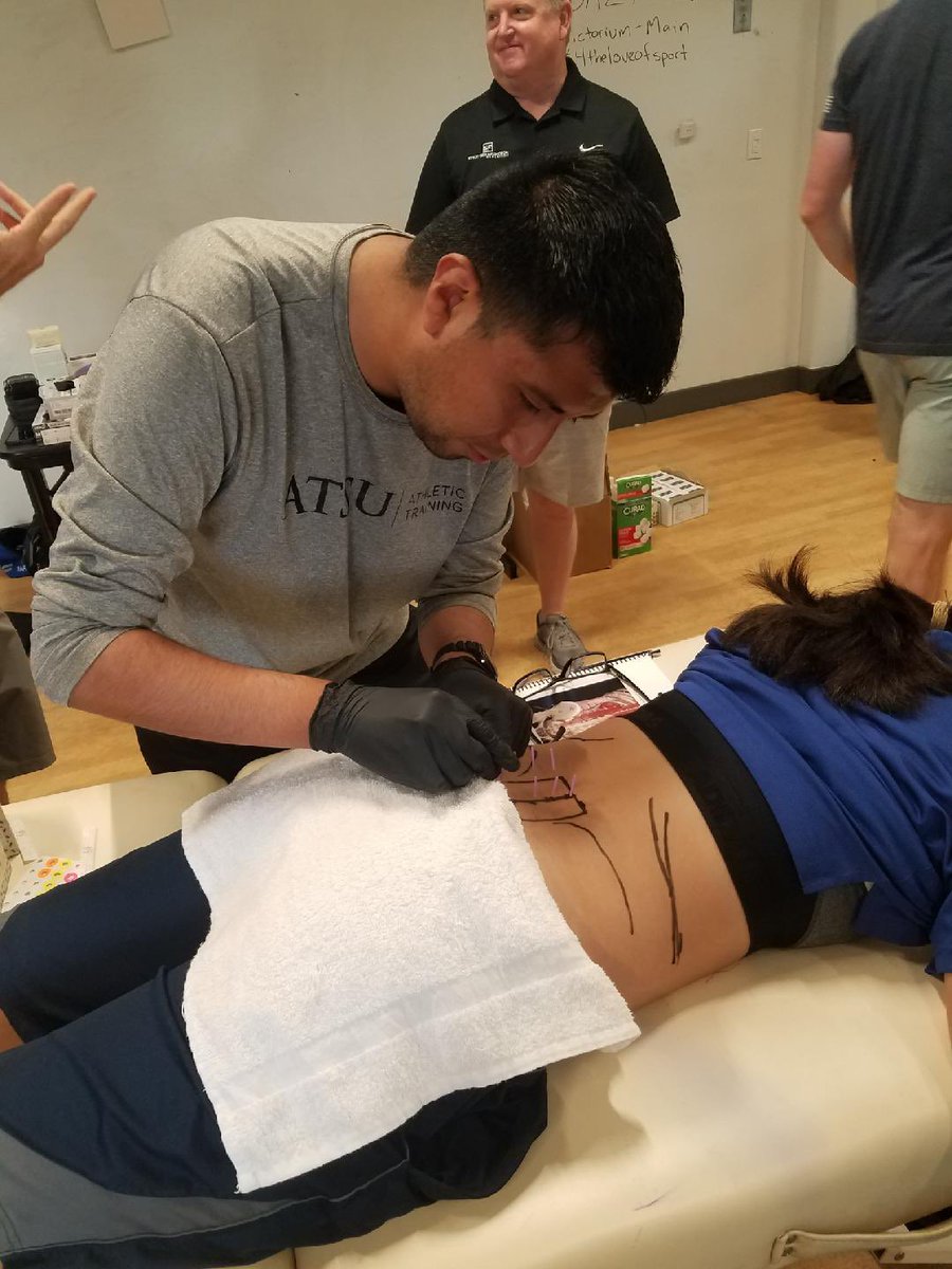 ATSAATSU's tweet photo. ATSA students did a jab well done at the Foundations of Dry Needling Techniques this weekend 💉
@sfdryneedling 
@suefalsone https://t.co/lIUSUUxHfC