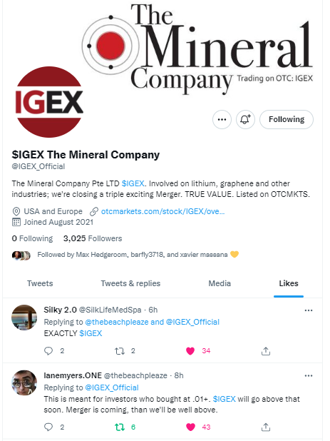 KingdomRadios's tweet photo. @IGEX_Official Just updated their Twitter bio:
"The Mineral Company Pte LTD $IGEX. Involved on lithium, graphene and other industries; we're closing a triple exciting Merger. TRUE VALUE. Listed on OTCMKTS."
#Lithium #Graphene #Rhodium #3WayMerger #TRUEVALUE @OTCMarkets #Bullish https://t.co/A3SSQslpcA
