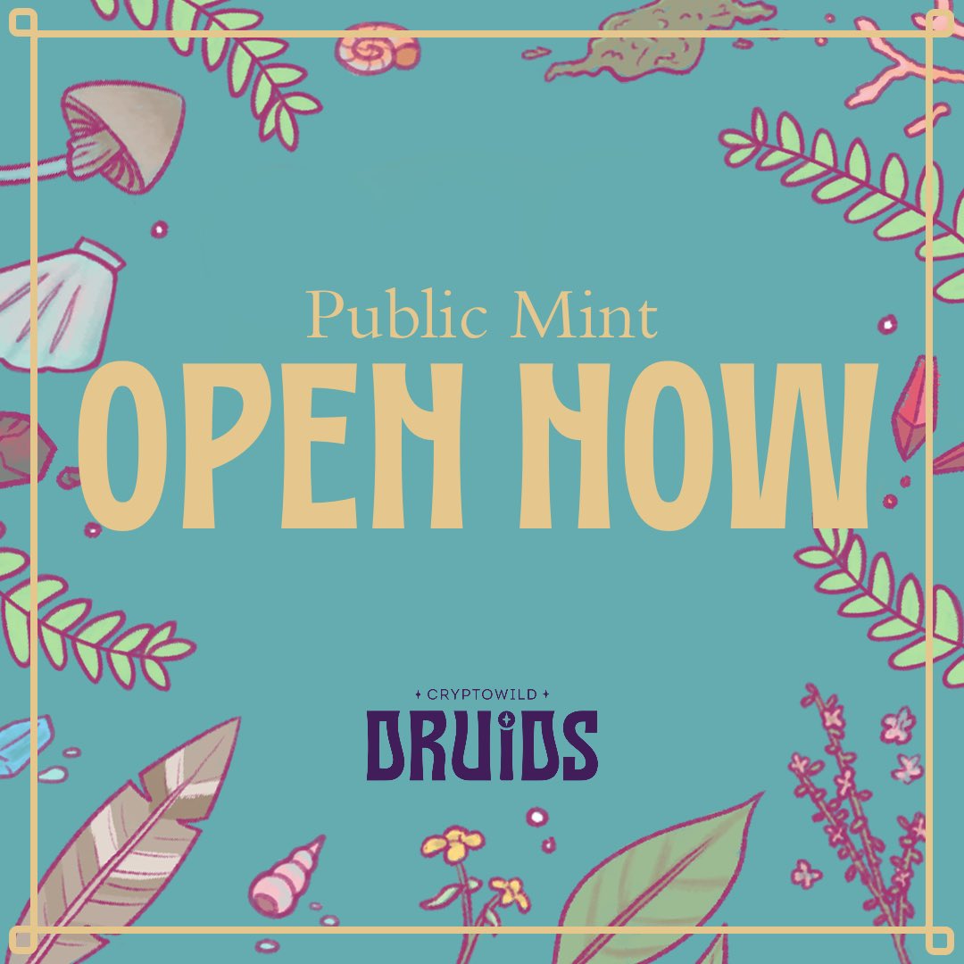 Cryptowild Druids tweet media