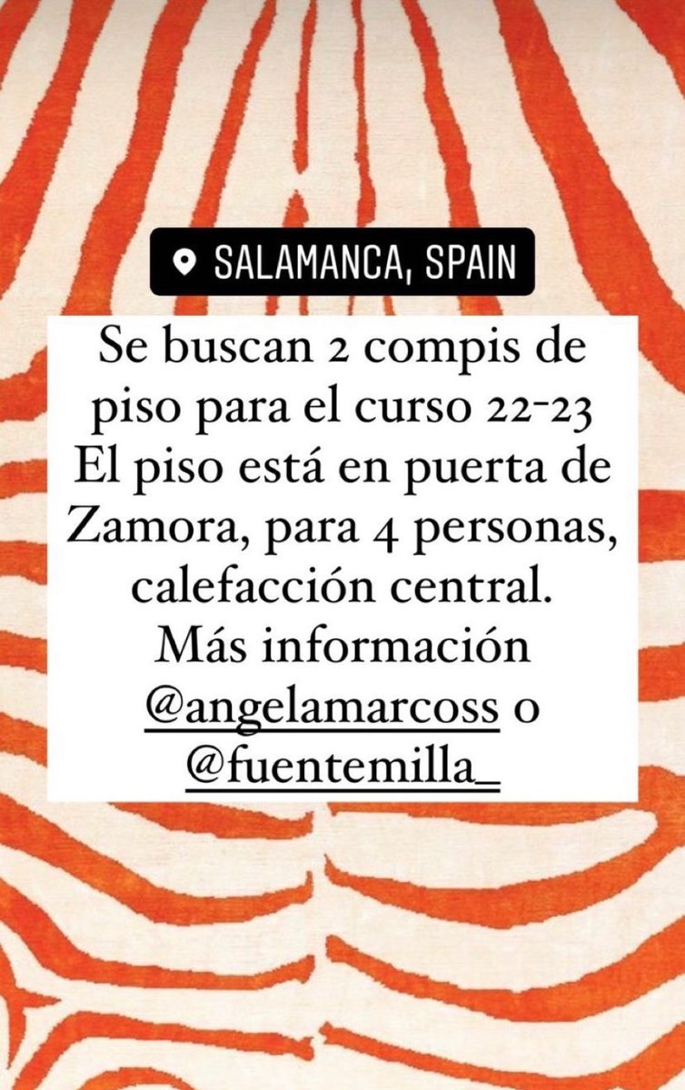 Se agradece difusión💖.
<a href="/fuentemilla_/">fuentemilla_</a> 
#queydondestudiar #queydóndestudiar #Salamanca  #pisosalamanca
