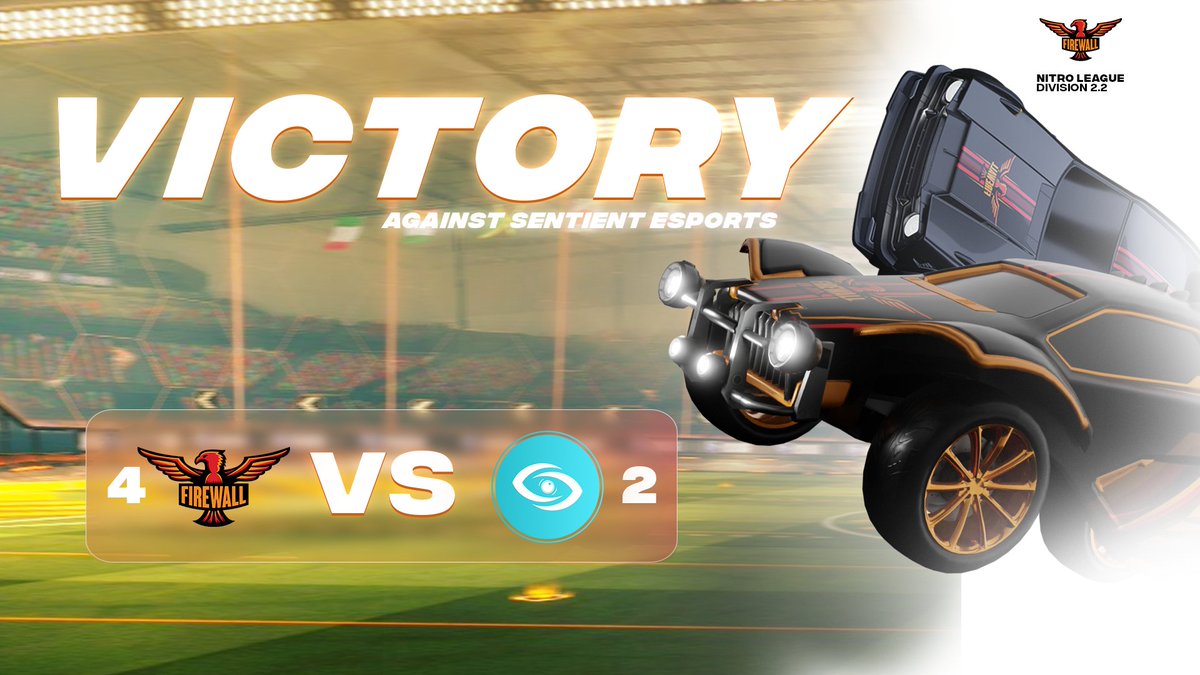 FireWall (@teamfirewallrl) on Twitter photo ENDSTAND 4:2 🔥
Der erste Sieg der Saison im zweiten Spiel der <a href="/NitroLeagueRL/">Nitro League Legacy</a> Div 2.2
Big Brain Award diese Woche geht an @limbonade , der den Geburtstag seines Bruders bei der Terminplanung vergessen hatte und deswegen von der Feier aus gespielt hat.
🇬 🇬 an <a href="/SentientEsport/">Sentient Esports</a> ENDSTAND 4:2 🔥
Der erste Sieg der Saison im zweiten Spiel der <a href="/NitroLeagueRL/">Nitro League Legacy</a> Div 2.2
Big Brain Award diese Woche geht an @limbonade , der den Geburtstag seines Bruders bei der Terminplanung vergessen hatte und deswegen von der Feier aus gespielt hat.
🇬 🇬 an <a href="/SentientEsport/">Sentient Esports</a>