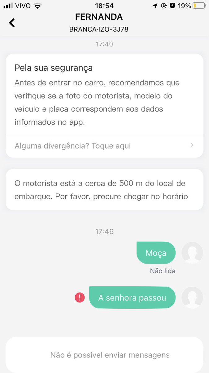 anybumbel's tweet photo. Uma Uber aceitou minha corrida, estava eu e meu namorado, quando ela passou por mim, ela cancelou, achei estranho, tentei mandar mensagem e nada, meu namorado chamou do dele e infelizmente, ela aceitou dnv, até ai ok, ele entrou no Uber, tudo bem, quando ela viu que eu entrei, https://t.co/sDhKU1iNLv