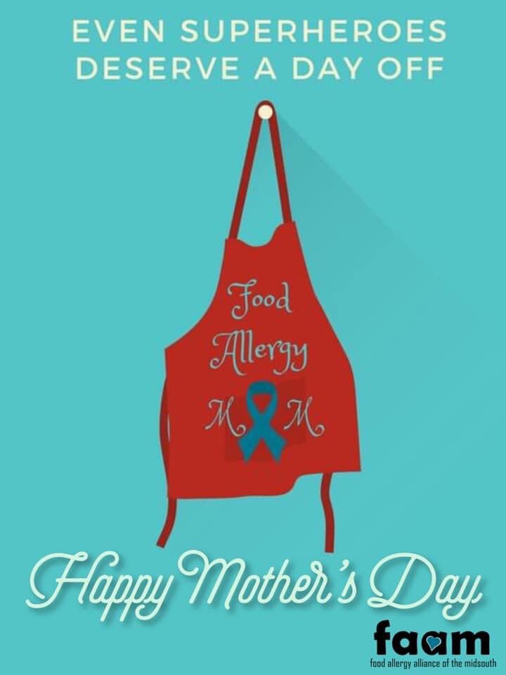 faamidsouth's tweet photo. 💐 Happy Mother’s Day to the moms who manage #foodallergies! Thank you for all you do. We know it isn’t always easy. 💝 https://t.co/CA46rvGcwq