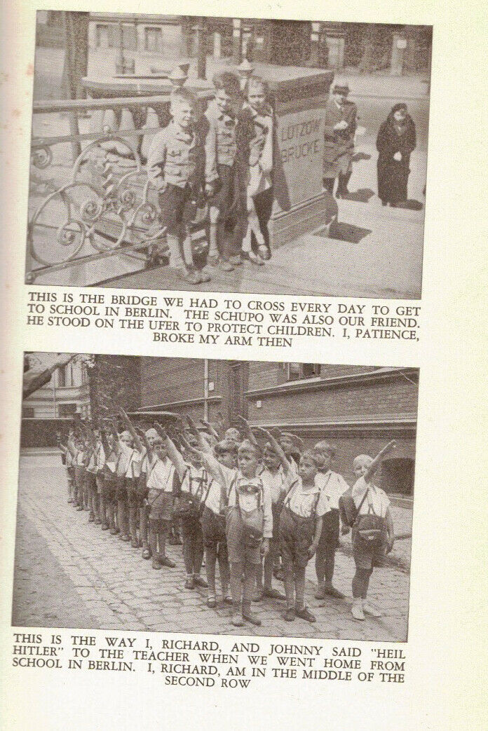 tlthe5th's tweet photo. "American children in Hitler's Germany" (1936) Book was pro-Nazi &amp; anti-Russian propaganda w/in USA families. "Hitler came at last to Berlin, and Mama went out and marched in the parade." "Stalin is the government of Russia. He is very cruel to his men. He lets people starve.." https://t.co/NdsDy3IzVr