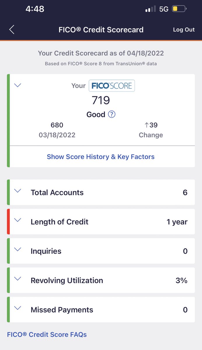 Someone gone look at this credit score I done built 😅 ! It’s so easy to mess it up but it’s very doable to build. I haven’t even had credit for a year.