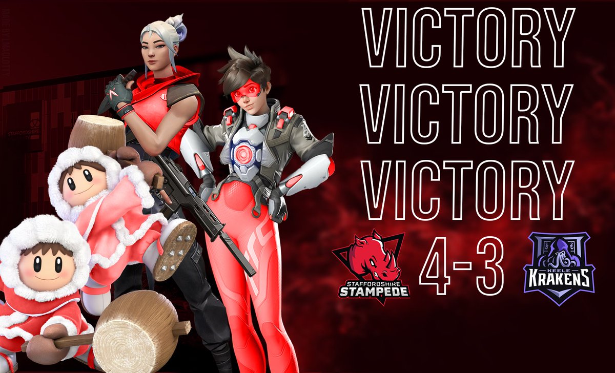 lmaolotty's tweet photo. and @StaffsEsports take the win over @KeeleEsports in the 2022 esports varsity! a huge well done to all those involved and a huge thank you to keele for playing! see you next year! ❤️ https://t.co/4LHJUz6O4G