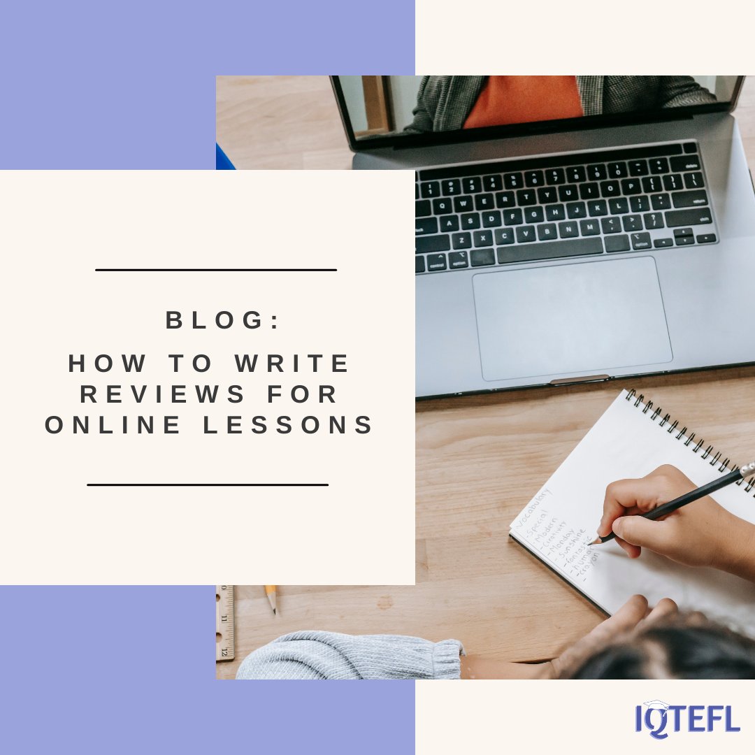 iqtefl's tweet photo. BLOG: How to Write Reviews for Online Lessons
"Think of your review as a sandwich. Start and end with a few positive comments and place a few aspects that the learner can work on in the middle of the feedback"

Read the full blog here 👉 https://t.co/BzQQeYh2jB https://t.co/cz33XSRgfL