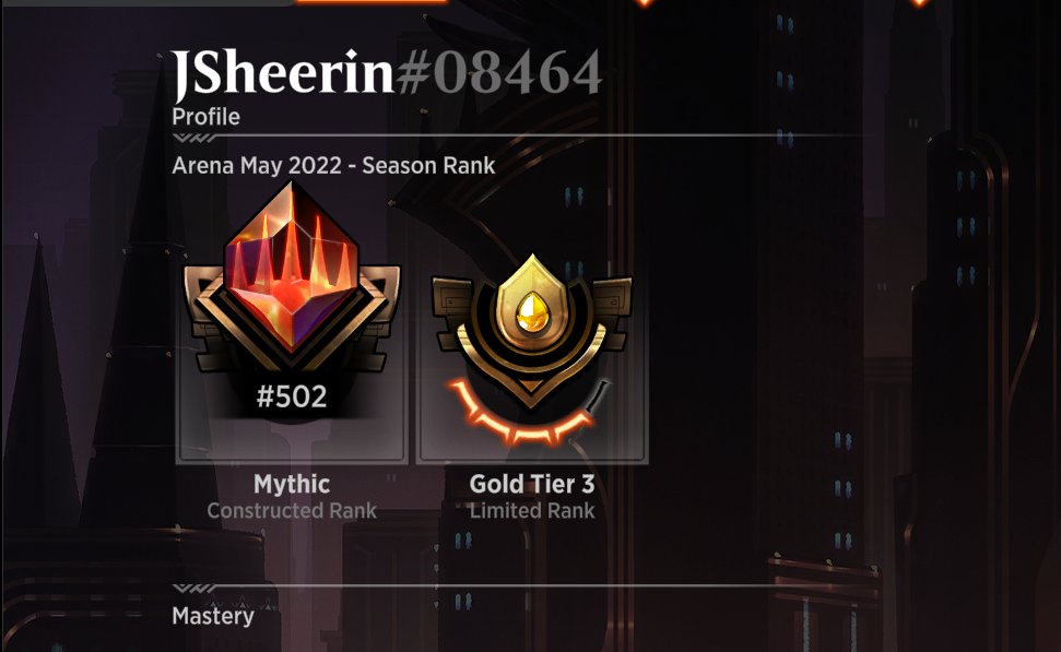 JeffSheerin's tweet photo. Got there pretty quickly this month, despite horrific draft results. RB is a house against Winota. I mean, almost not fair. Greasefang is probably the toughest matchup currently, but not impossible. #AlwaysBeMythic https://t.co/ZArHTWhfsV