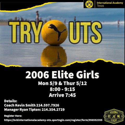 JennaGilbreath's tweet photo. Geared up for tryouts! Come join us!!!!! #bvb4life https://t.co/6EGmuAWAua