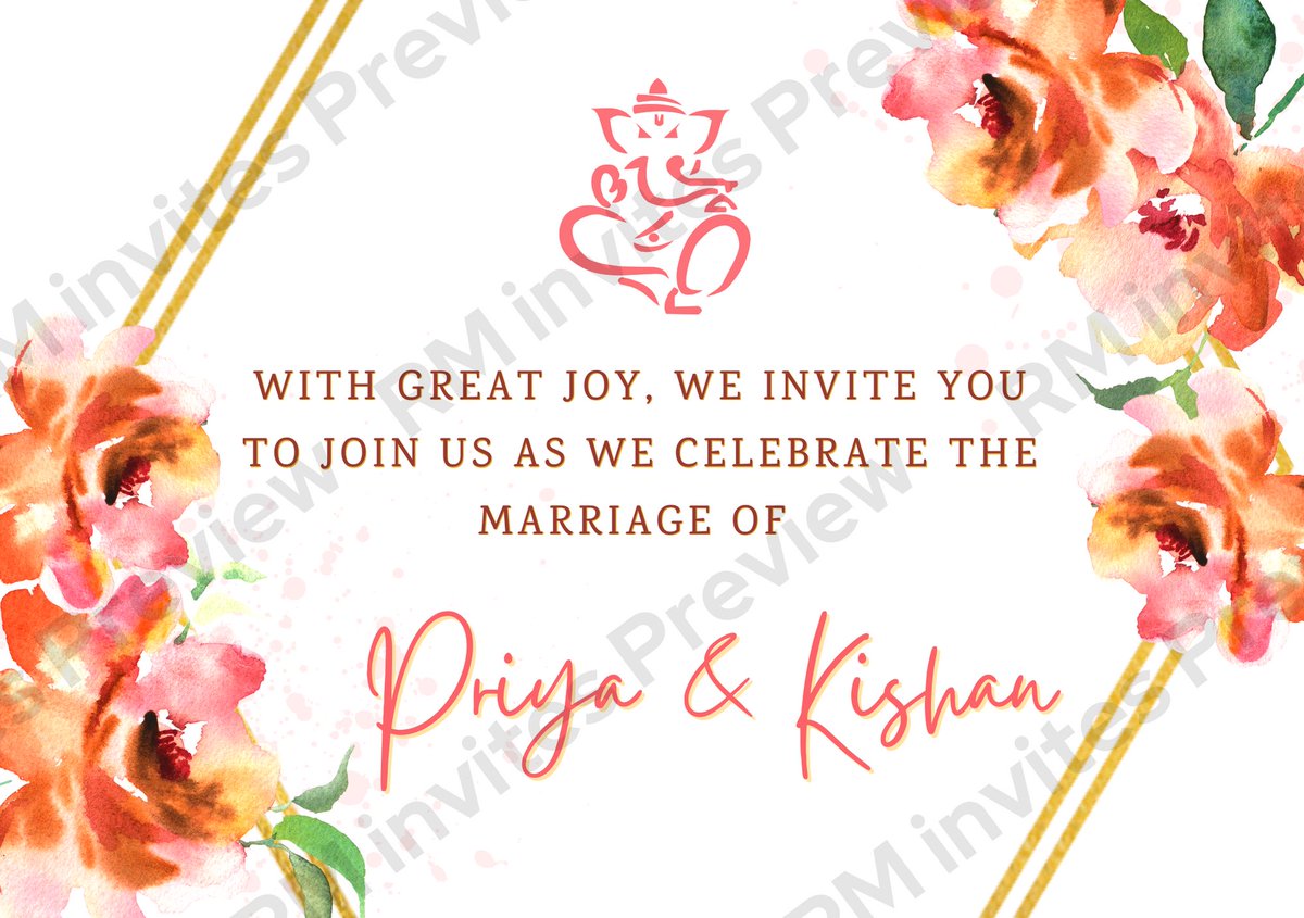 NEW DESIGN! I adore the delicious coral &amp; peach shades and the watercolour finish is just effortless! 

Perfect for a summer wedding! 😍👰🏽‍♀️💕 Be the first to order this gorgeous new design. 

Get 10% off selected orders! 

etsy.me/3KdfP16

#weddinginspiration #etsy