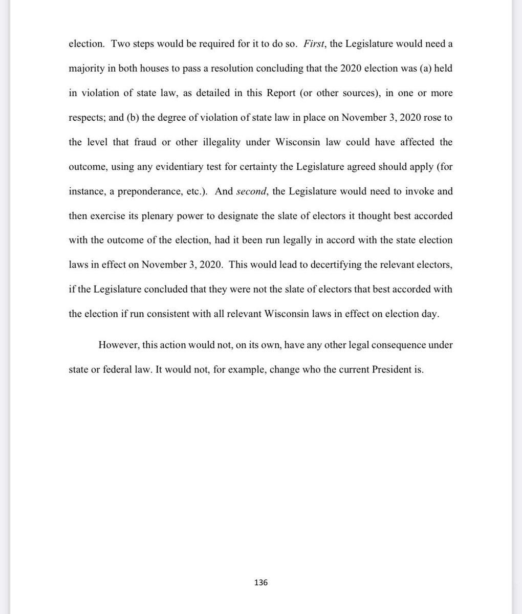 steenforus's tweet photo. I refer you to the final page of Justice Gableman’s interim report as to the NEXT STEPS our Legislature MUST take!
@AdamDommeyer
@realLizUSA
@DonaldJTrumpJr
#conservativepolicies #Steenforus #steppingupforamerica #tossvos #americafirstconservative #2000Mules https://t.co/pIl9QSKU6S