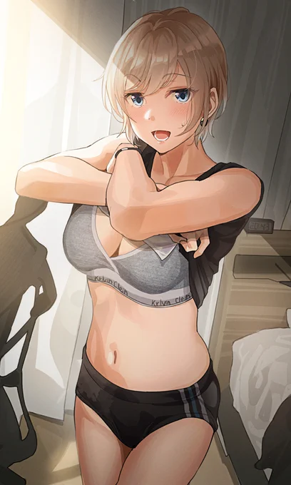 「このままする...?」 