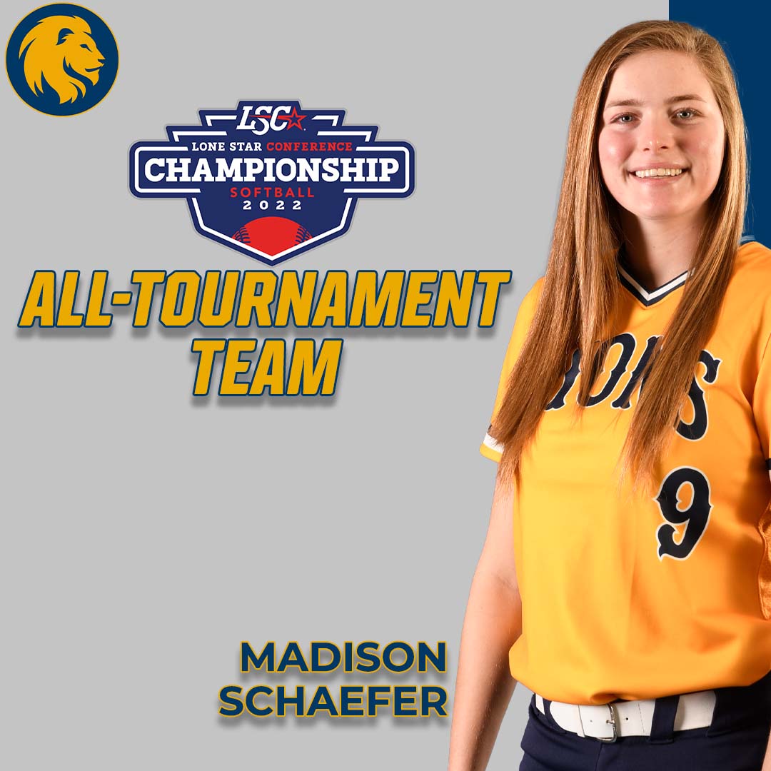Lion_Softball's tweet photo. Five Lions are named to the LSC All-Tournament team, including Madison Schaefer, MacKenzie Dugi, Sabrina Anguiano, and Samantha Dutton! #BestInClass https://t.co/TBSK8NrGI7