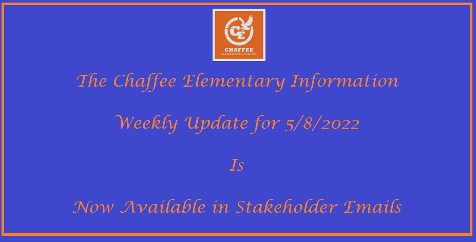 Chaffee Elementary School tweet media