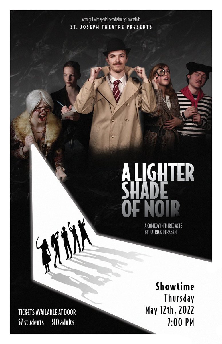 stjosephtheatre's tweet photo. Our show is coming up fast, THIS THURSDAY! 

Join us at 7:00pm on May 12 at St. Joseph High School in Barrhaven. 

Our cast has been working very hard on this for the past 3 months, and we can't wait to share it with you!

You can buy tickets at the door, they open at 6:30! https://t.co/nkR5LTsKQ6