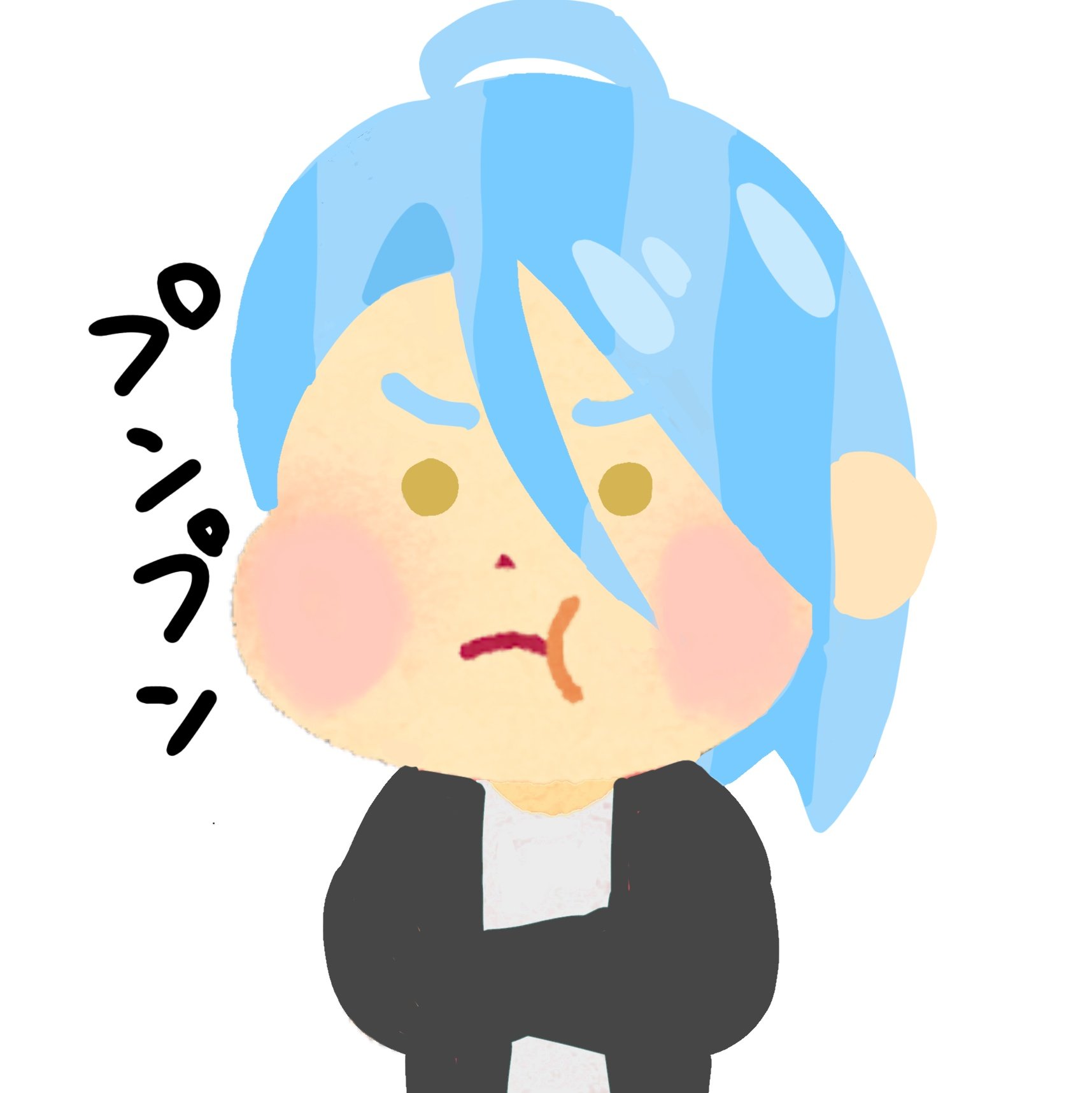 えびふらい1号店 いらすとやみたいなひめる 元絵怒ってる女の子 T Co Inxunc81l2 Twitter