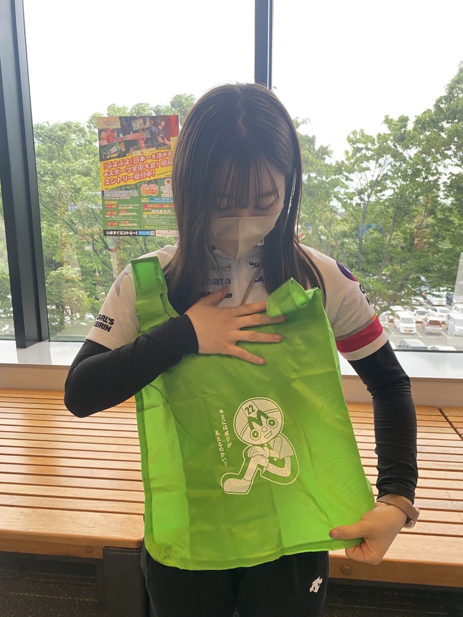 まえばしめぐみちゃんUFOキャッチャーでチャメット君エコバッグも