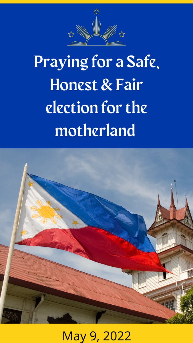 Praying for  Safe, Honest, &amp; Fair election for the motherland!