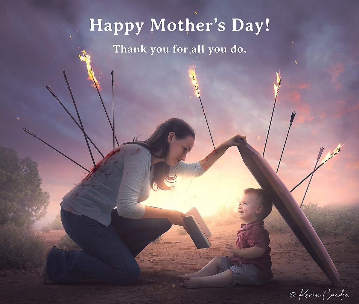 Her children rise up and call her blessed; her husband also, and he praises her: ‘Many women have done excellently, but you surpass them all.’” 

- Proverbs 31:28-31

Happy Mother's Day! You are the 🛡! 

Thank you for all you do.