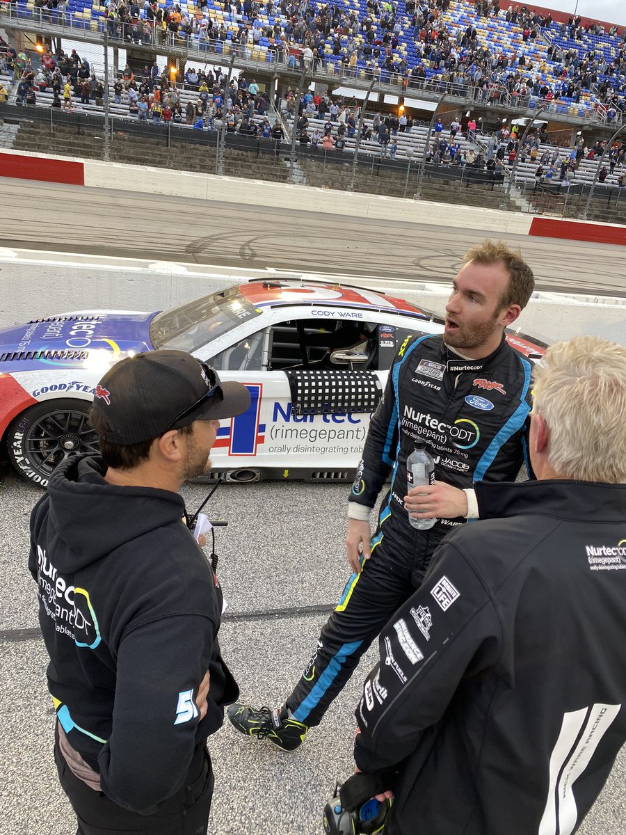 .@CodyShaneWare brings the <a href="/NurtecODT/">Nurtec® ODT (rimegepant)</a> (rimegepant) Ford home in the 19th spot today <a href="/TooToughToTame/">Darlington Raceway</a>. #Goodyear400
