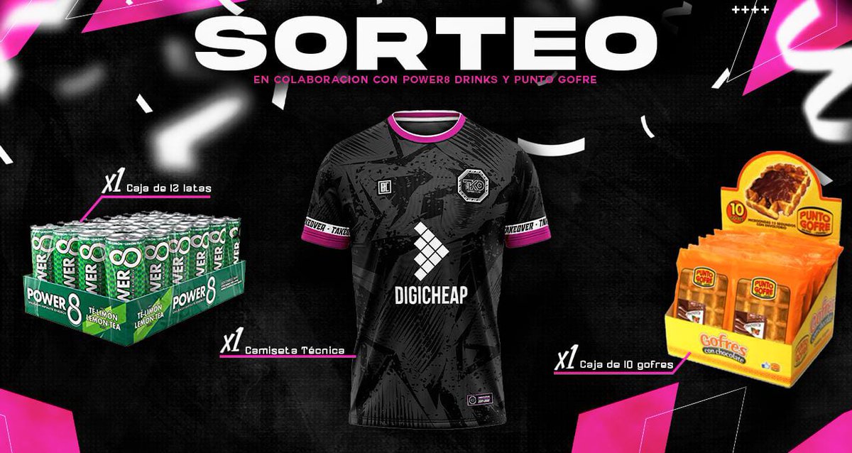 🚨#SORTEO PUNTOGOFRE X POWER8🚨

REQUISITOS PARA PARTICIPAR:

➡️ Seguir a <a href="/puntogofre/">Punto Gofre | Verdaderos gofres belgas</a> 
➡️ Seguir a <a href="/Power8Drinks/">Power 8 Drinks</a> 
➡️ Seguir a <a href="/TKO_GamingClub/">TaKeOver Gaming Club</a> 

➡️ Dar RT 🔄 al tweet y mencionar a dos personas

Finaliza el 13/05 ⌛️

¡Suerte!🍀