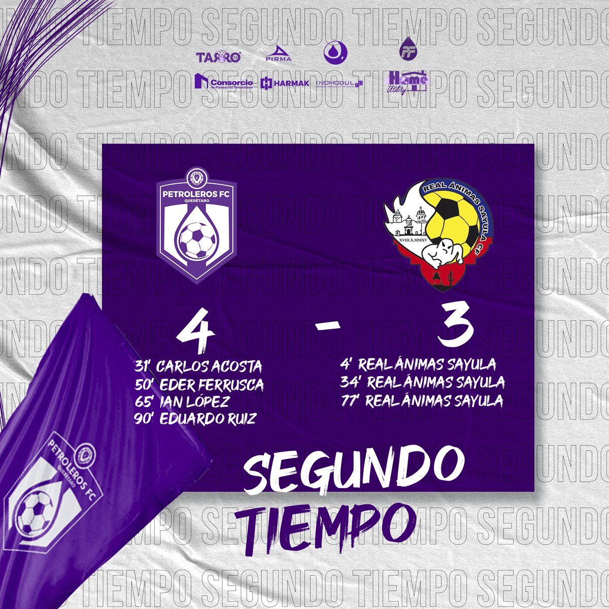 Gooooooool de Eduardo Ruiz ✅⚽ Otro gran cobro desde los once pasos

90’ | Petroleros FC 4-3 Real Animas Sayula CF | #8VOSVUELTA

#VamosPetroleros #HastaSerCampeón 🦾🔵