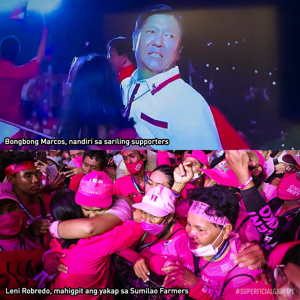SuperficialGZT's tweet photo. Sino ba ang pipiliin mo?  Ang elitistang nandidiri sa sariling supporters? O ang may puso at buong buhay yumayakap sa ordinaryong Pilipino?  🇵🇭🌷💗

#Eleksyon2022 #Halalan2022 #LeniRobredoForPresident https://t.co/AjWurwTGWP