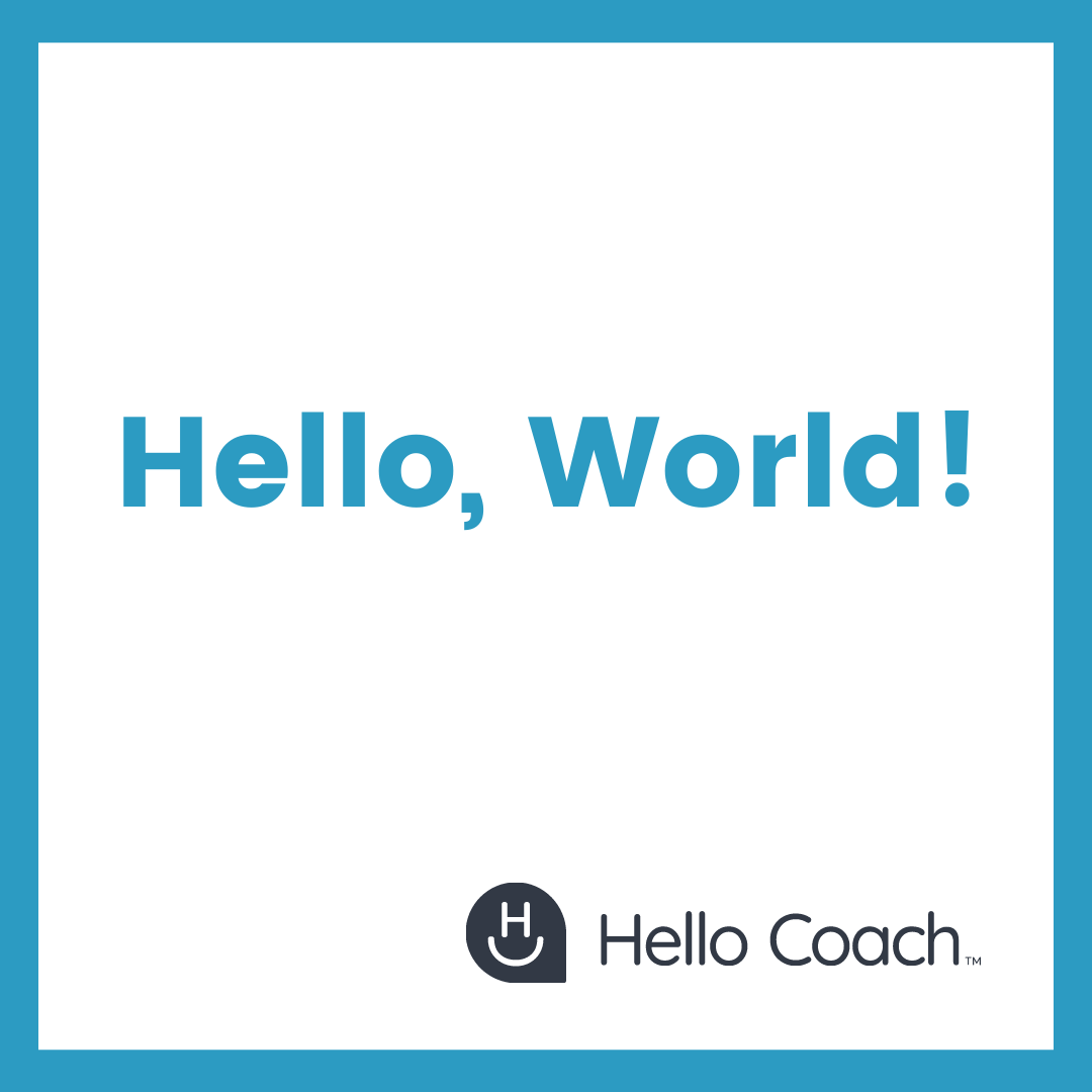 HelloCoachWorld's tweet photo. Hello, World! We have a big announcement coming soon ... Stay tuned.
#HelloCoach #startup #entrepreneurship https://t.co/QiNOlynk1m
