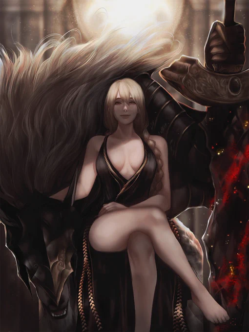 Marika &amp; her shadow, Maliketh 