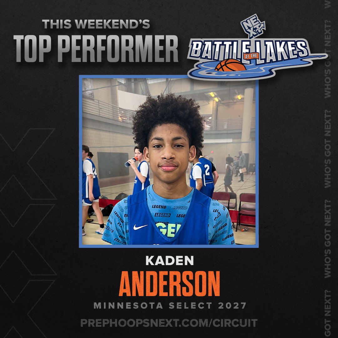PrepHoopsNext's tweet photo. 🚨 𝗧𝗢𝗣 𝗣𝗘𝗥𝗙𝗢𝗥𝗠𝗘𝗥𝗦

These prospects were turning heads this weekend at #NEXTBattleAtTheLakes https://t.co/R90hLui88O