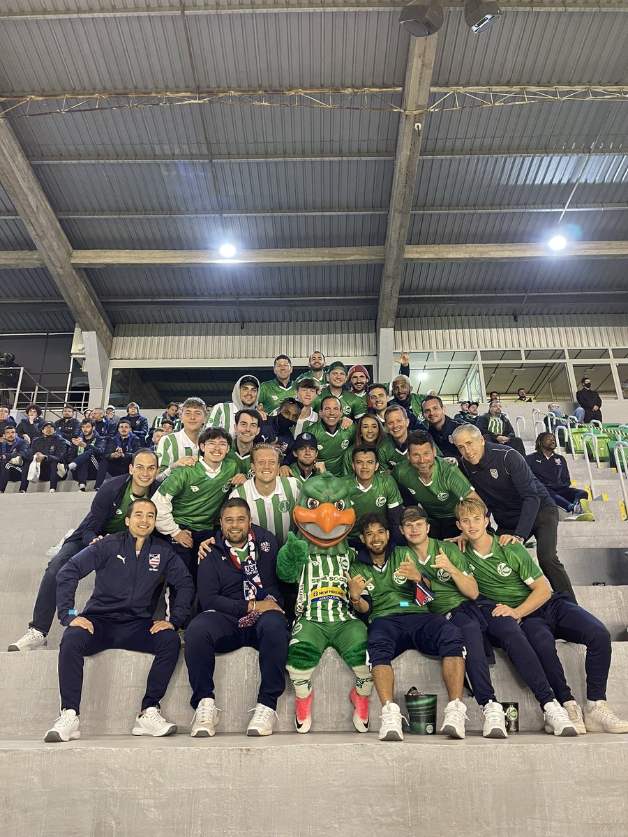 ussoccer_dmnt's tweet photo. Incredible hospitality by @ECJuventude! Treated our team to tickets, drinks, food, jerseys, a tour of the stadium and locker room. Sat with us during game. World Class!!! We appreciate you! Obrigado! https://t.co/eGOJgNk49g