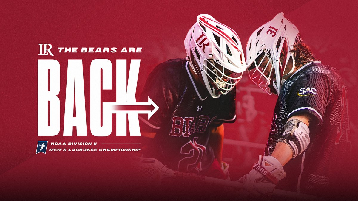 LRbears's tweet photo. 𝔹𝔸ℂ𝕂 𝕀ℕ 𝕋ℍ𝔼 𝔻𝔸ℕℂ𝔼!

For the fourth time in five years, @LRUMLAX is dancing! The Bears earn the 4 seed and host Indianapolis on Wednesday!

#GOBEARS https://t.co/VC4sfU5OR1