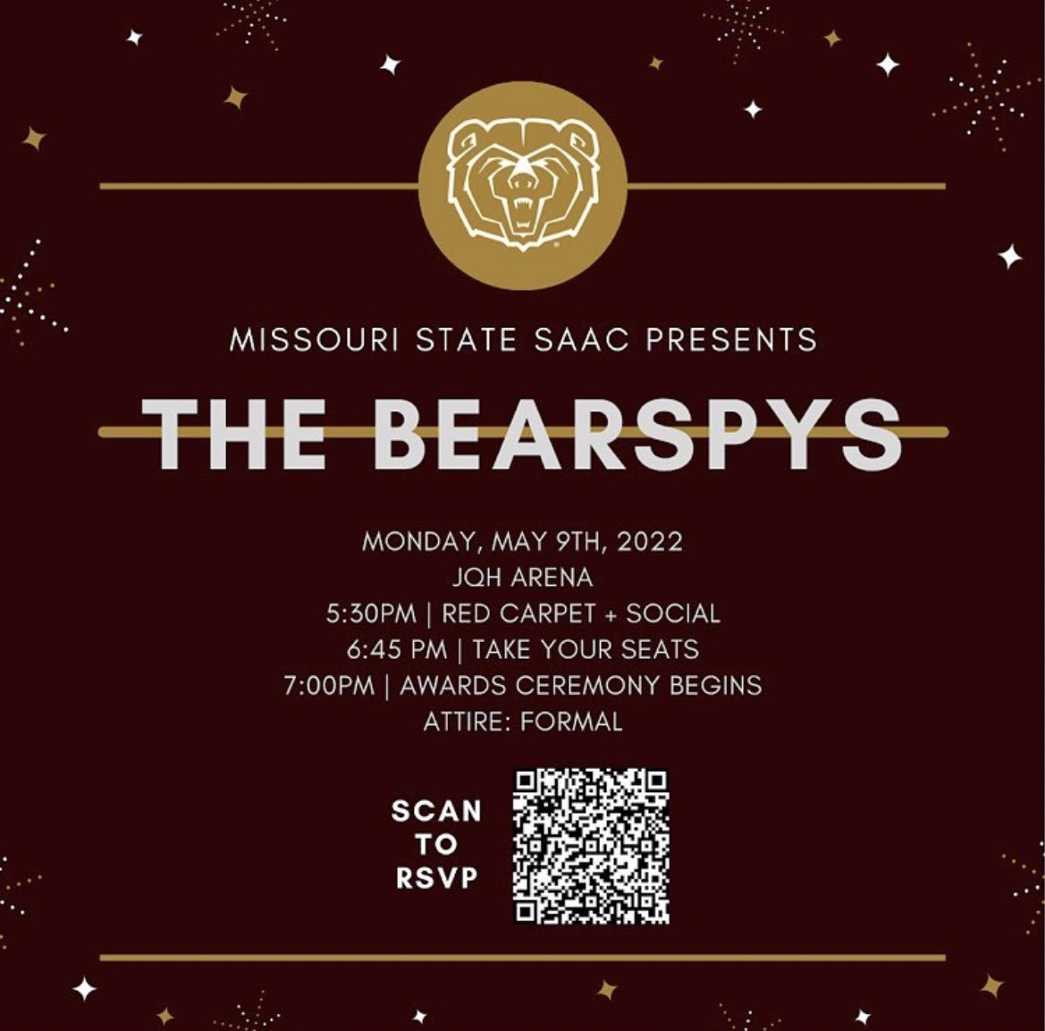 Don’t forget Bearspys is tomorrow! See you all there!🐻