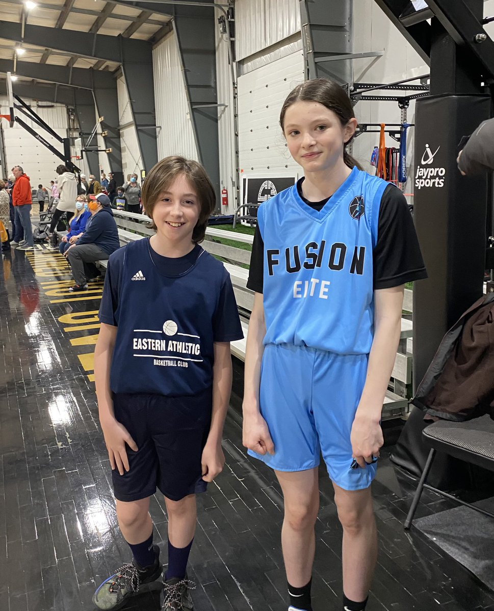 ginadreaddy's tweet photo. These two grade 6s represented their School well at the NLBA provincials this weekend!  I’m so proud of them! @SFOAschool https://t.co/p8OmbIqm9h