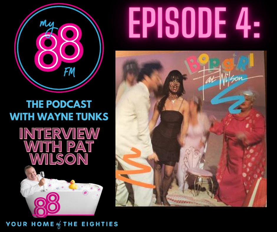 My88_FM's tweet photo. The latest episode of the #My88 Podcast is out now, and it's our interview with the wonderful #PatWilson. @BopgirlPat 
Listen now:
iHeart: https://t.co/qns5j2UxqY
Apple: https://t.co/84yDxWX59L
Spotify: https://t.co/WcnCWnVXrj https://t.co/Dgrc6hvlyj