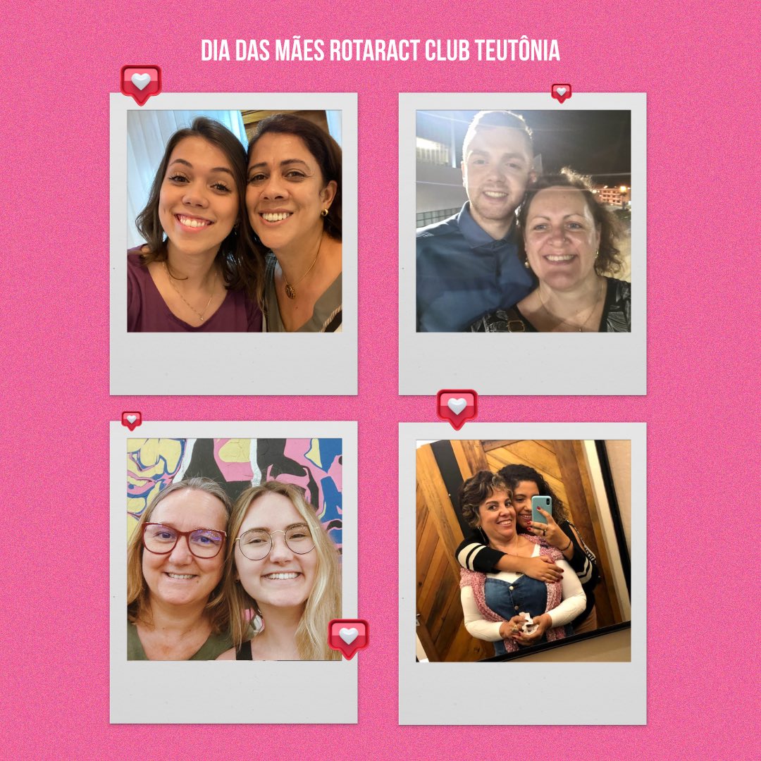 racteutonia's tweet photo. Nosso amor por vocês é imenso! ❤️
Se somos quem somos hoje, devemos a vocês, nossas mães, os amores das nossas vidas! 💌
#diadasmaes #rotaract #rotaractteutonia #rotaractbrasil #rotaract4700 https://t.co/57Yq9nriL0