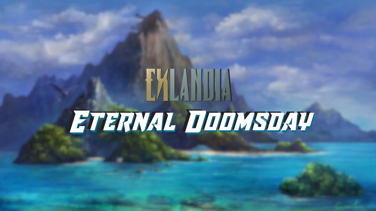 ExlandiaRP's tweet photo. Exlandia Saison 3 : ETERNAL DOOMSDAY - Mai 2022
#newbanner #Minecraft #RP https://t.co/flkd5KtBGZ