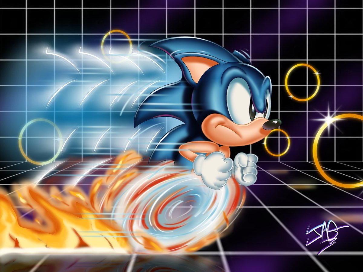 Go Faster!!! #sonic #SonicTheHedgehog #americansonic #gregmartinsonic #segagenesis #SonicOrigins