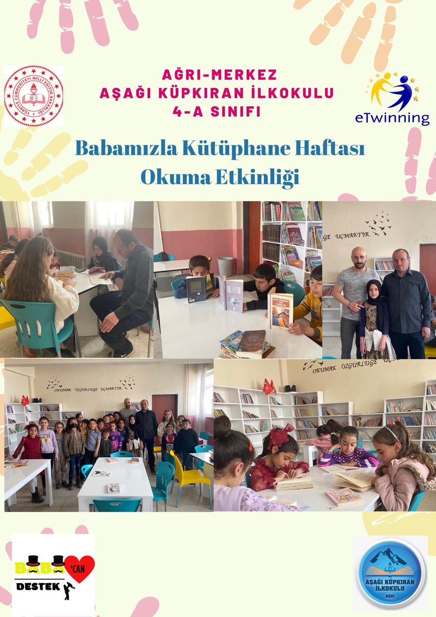 BabaCanDestek4's tweet photo. Kütüphane Haftası Okuma Etkinliği https://t.co/h72SKEICqU