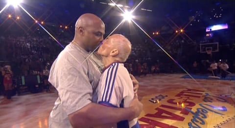 Slothbroth1004's tweet photo. @NBAonTNT Charles saying he’s been kissed harder than that… 😂 https://t.co/IFyMsr1Vh1