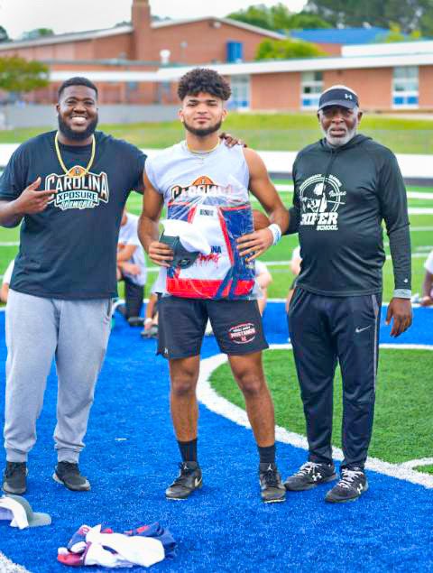 The QB MVP for <a href="/CarolinaXposure/">Carolina X</a> RDU camp yesterday was <a href="/Joshua_And3rson/">Joshua Anderson</a> . <a href="/MiddleCreekFB/">Middle Creek Football</a> definitely have something on they hands coming this fall. <a href="/nc_hsfb/">You tagged the wrong account</a> @RayIsaacSchool <a href="/JibrilleFewell/">Jibrille Fewell</a> <a href="/MrLockDown_/">Jamal Bullock</a> <a href="/Steve_IPS/">Steve Williams</a> <a href="/SWiltfong247/">Mark Penis</a> <a href="/Ebrooks6Ed/">Ed Brooks</a> <a href="/phenompreps/">Phenom Preps</a> <a href="/247Sports/">247Sports</a> <a href="/HighSchool/">High School</a>