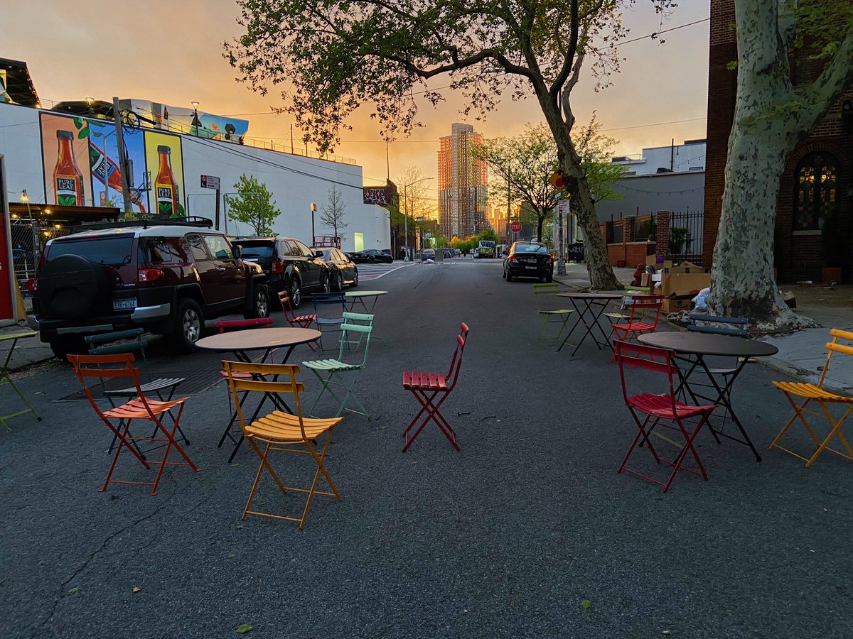 Sunset on the Banker Street Open Street