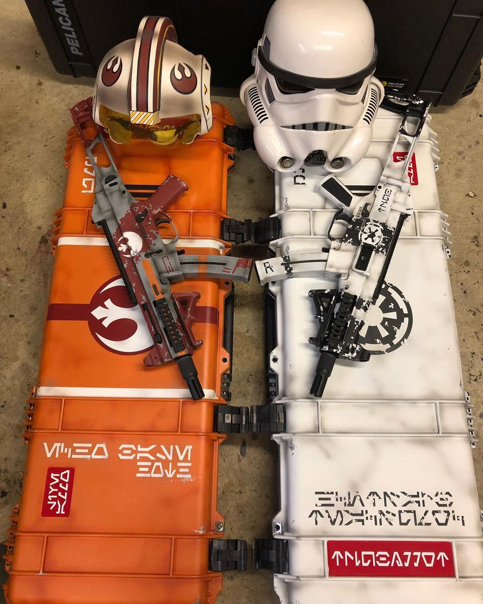 It's a belated May 4th version of #SundayGunday! 📷 by <a href="/tommybuilt/">TommyBuilt</a> on Instagram: "#maythe4thbewithyou #rebelscum #empire @tom_strait_art <a href="/starwars/">Star Wars</a>"

#OpticsPlanet #pewpew #IAmYourFather #ThatsNoMoon #HelpMeObiWan